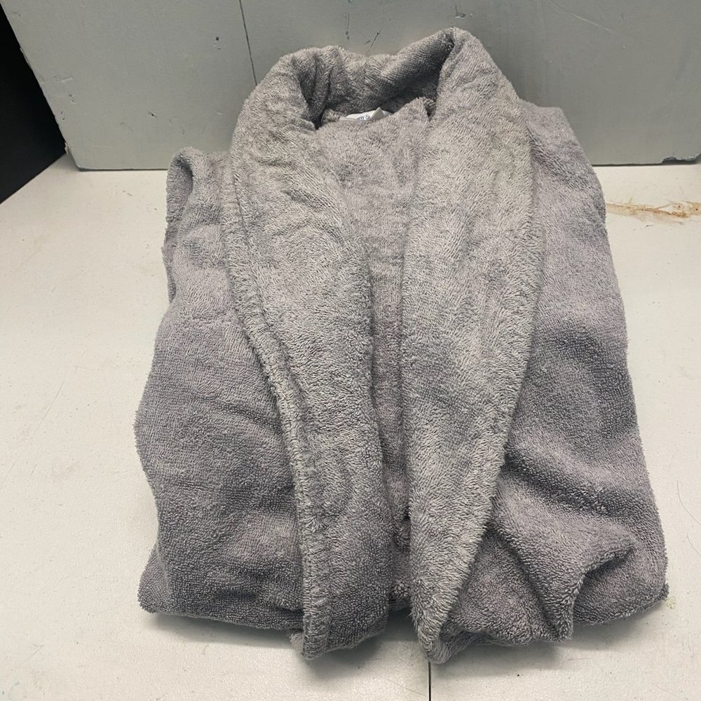 Company Store CC MENS LONG ROBE S SILVER